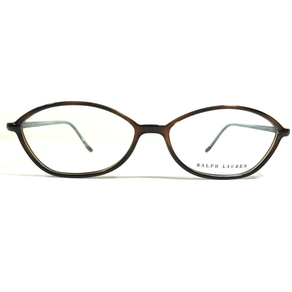 Ralph Lauren Eyeglasses Frames RL1353 R65 Brown Blue Round Full Rim 50-14-135